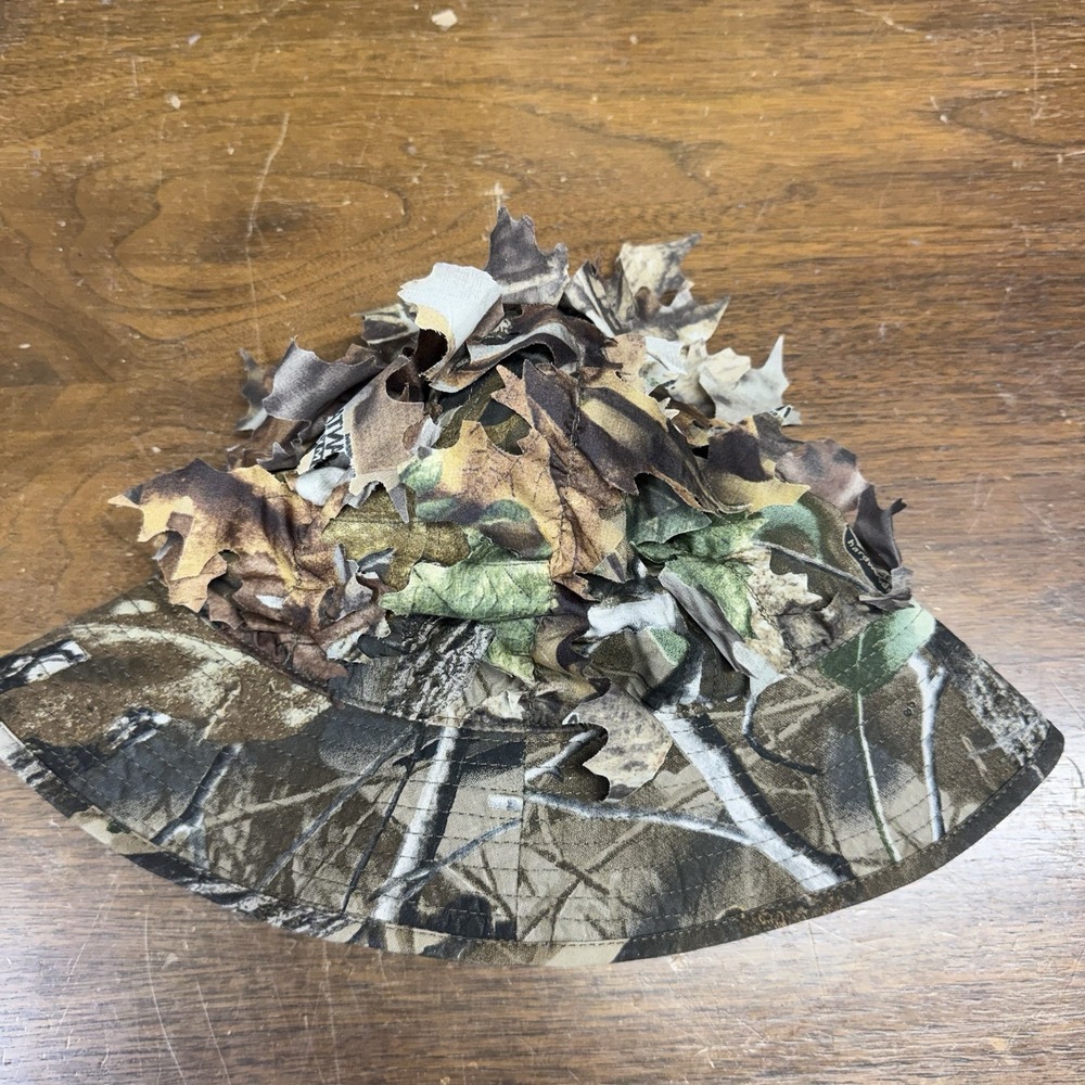 Realtree Hardwoods Hat Boonie Bucket Mens One Size Camo Hunting Outdoor Leaves